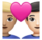 Stel met hart: man, man, lichtgetinte huidskleur, lichte huidskleur voor Huawei HarmonyOS 4.0