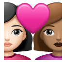 Pár se srdcem: Žena, Žena, Světlý odstín pleti, Střední odstín pleti pro Huawei HarmonyOS 4.0