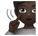 Neslyšící osoba: Tmavý odstín pleti pro Huawei HarmonyOS 4.0