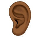 Ear: Medium-Dark Skin Tone for Huawei HarmonyOS 4.0