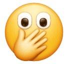 Cara Con Los Ojos Abiertos Y La Mano Sobre La Boca para Huawei HarmonyOS 4.0