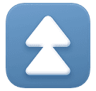 Dubbla uppåtpilar för Huawei HarmonyOS 4.0