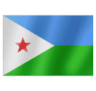 Flag: Djibouti for Huawei HarmonyOS 4.0