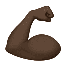 Biceps Contracté: Peau Foncée pour Huawei HarmonyOS 4.0