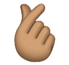 Mâna cu degetul arătător și degetul mare încrucișate: Culoare medie a pielii pentru Huawei HarmonyOS 4.0