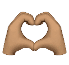 第做成心形的双手: 中等肤色号为第Huawei HarmonyOS 4.0号