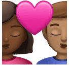 Kiss: Nainen, Mies, Keskitumma ihonväri, Keskiruskea ihonväri, Keskiruskea ihonväri varten Huawei HarmonyOS 4.0