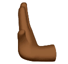 Skubbende hånd til venstre: Mellem-mørk hudfarve for Huawei HarmonyOS 4.0