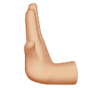 Leftwards Pushing Hand: Medium-Light Skin Tone for Huawei HarmonyOS 4.0