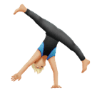 Pria melakukan gerakan meroda: warna kulit cerah-sedang untuk Huawei HarmonyOS 4.0