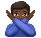 Uomo Con Gesto Di Rifiuto: Carnagione Abbastanza Scura per Huawei HarmonyOS 4.0