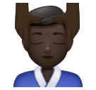 Mann, Der Eine Kopfmassage Bekommt: Dunkle Hautfarbe für Huawei HarmonyOS 4.0