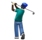 Golfista Uomo: Carnagione Scura per Huawei HarmonyOS 4.0