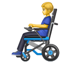 Muž na motorovém vozíku pro Huawei HarmonyOS 4.0