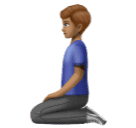 Klečící muž: střední odstín pleti pro Huawei HarmonyOS 4.0