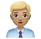 Erkek ofis çalışanı: orta açık cilt tonu için Huawei HarmonyOS 4.0