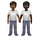 Hai người nắm tay: màu da tối trung bình và màu da tối cho Huawei HarmonyOS 4.0