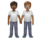 Hai người nắm tay: màu da tối trung bình và màu da trung bình cho Huawei HarmonyOS 4.0