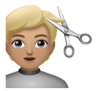 Personne Qui Se Fait Couper Les Cheveux: Peau Moyennement Claire pour Huawei HarmonyOS 4.0