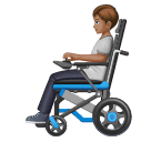 Osoba na motorovém vozíku: Střední odstín pleti pro Huawei HarmonyOS 4.0