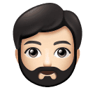 Orang: warna kulit cerah, janggut untuk Huawei HarmonyOS 4.0