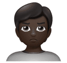 Pessoa Fazendo Bico: Pele Escura para Huawei HarmonyOS 4.0