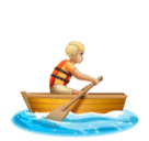 Person Rowing Boat: Medium-Light Skin Tone for Huawei HarmonyOS 4.0