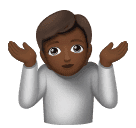 מישהי מושכת בכתפיה: גוון עור כהה בינוני עבור Huawei HarmonyOS 4.0