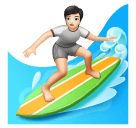 सर्फ़िंग करता व्यक्ति: गोरी त्वचा Huawei HarmonyOS 4.0 के लिए