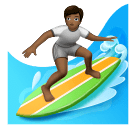 Persona que practica surf: to de pell mig fosc per Huawei HarmonyOS 4.0