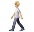 Person Walking: Medium-Light Skin Tone for Huawei HarmonyOS 4.0