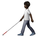 Osoba z białą laską: karnacja ciemna dla Huawei HarmonyOS 4.0