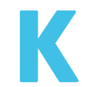 Regional indikator symbol bokstav K för Huawei HarmonyOS 4.0