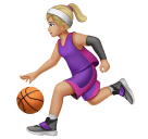 Donna Che Fa Rimbalzare Una Palla: Carnagione Abbastanza Chiara per Huawei HarmonyOS 4.0