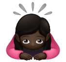 सर झुकाती महिला: साँवली त्वचा Huawei HarmonyOS 4.0 के लिए