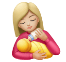 Bebek emziren kadın: orta açık cilt tonu için Huawei HarmonyOS 4.0