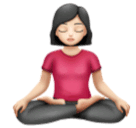 Huawei HarmonyOS 4.0의 경우 가부좌한 여자: 하얀 피부