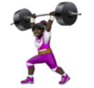 Femme Haltérophile: Peau Foncée pour Huawei HarmonyOS 4.0