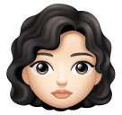 Femme: Peau Claire, Cheveux Bouclés pour Huawei HarmonyOS 4.0