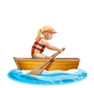 Wanita mendayung perahu: warna kulit cerah-sedang untuk Huawei HarmonyOS 4.0