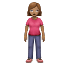 ผู้หญิงยืน: โทนผิวสีเหลือง สำหรับ Huawei HarmonyOS 4.0