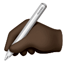 Mà d'escriptura: to de pell fosc per Huawei HarmonyOS 4.0