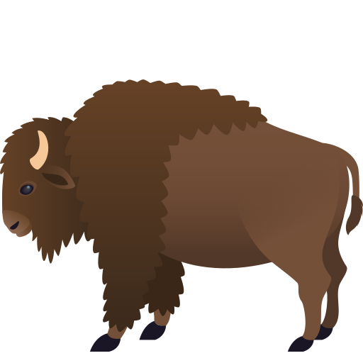 Bison varten JoyPixels 9.0