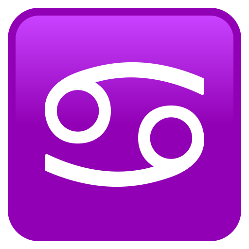 מזל סרטן עבור JoyPixels 9.0