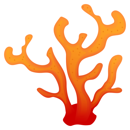 JoyPixels 9.0의 경우 산호초