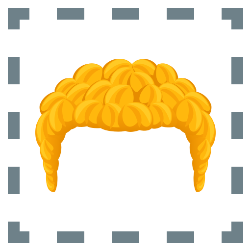 Rambut keriting untuk JoyPixels 9.0