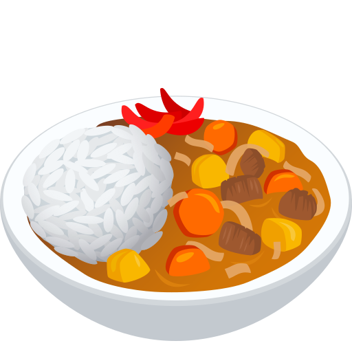 Nasi kari untuk JoyPixels 9.0