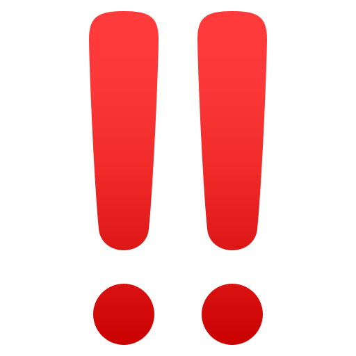 Double Exclamation Mark for JoyPixels 9.0