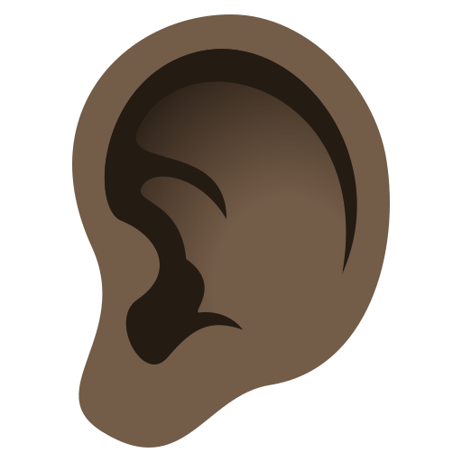 第耳朵: 较深肤色号为第JoyPixels 9.0号