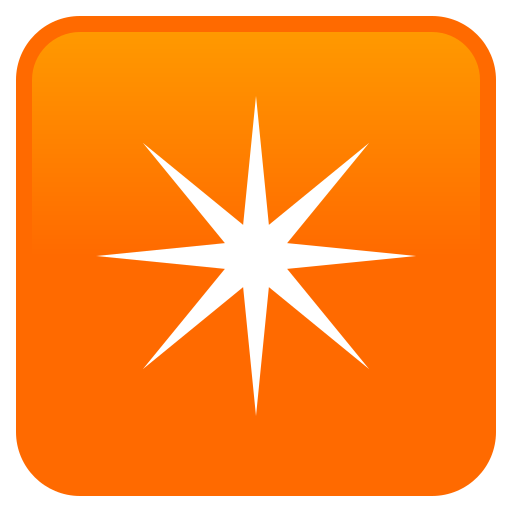 Eight-Pointed Star for JoyPixels 9.0